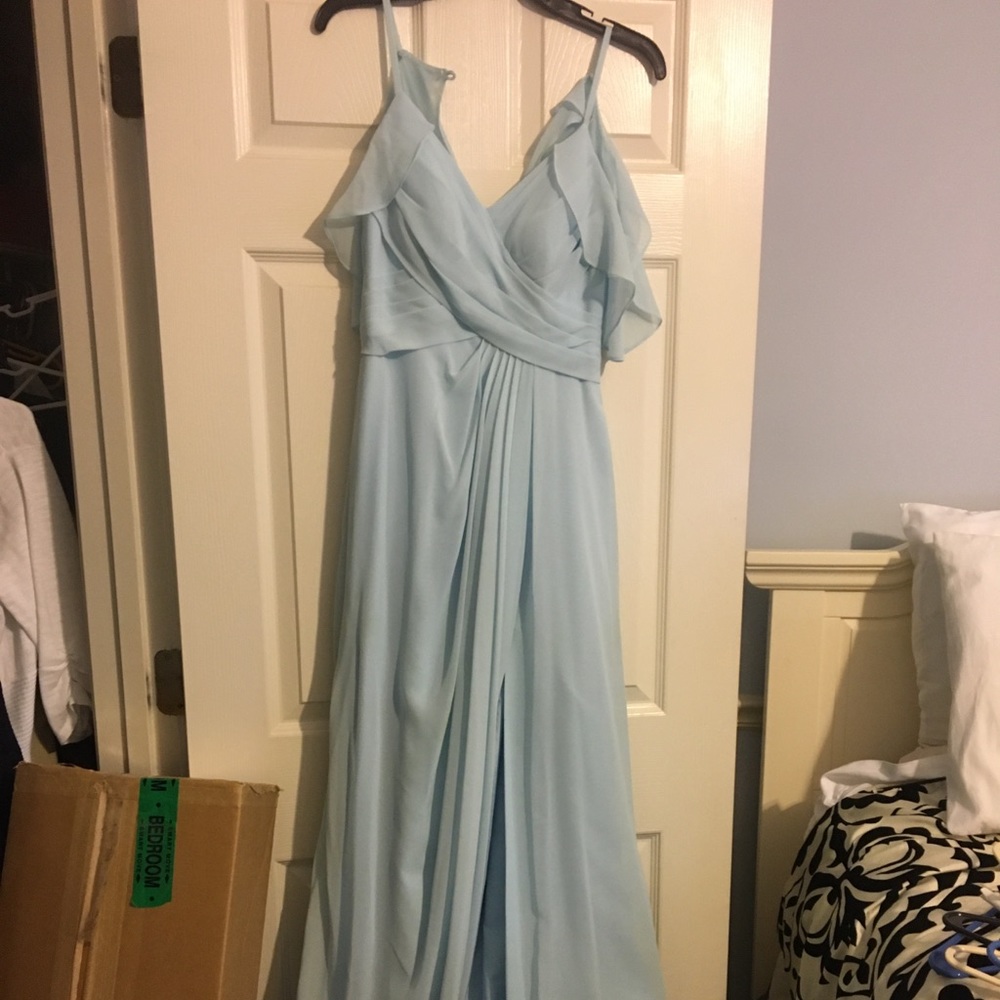 Light blue maxi dress